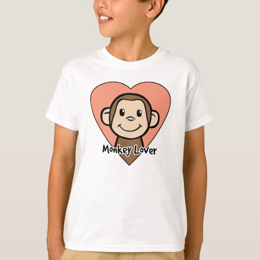 Monkey Lover T-shirt (Voorkant)