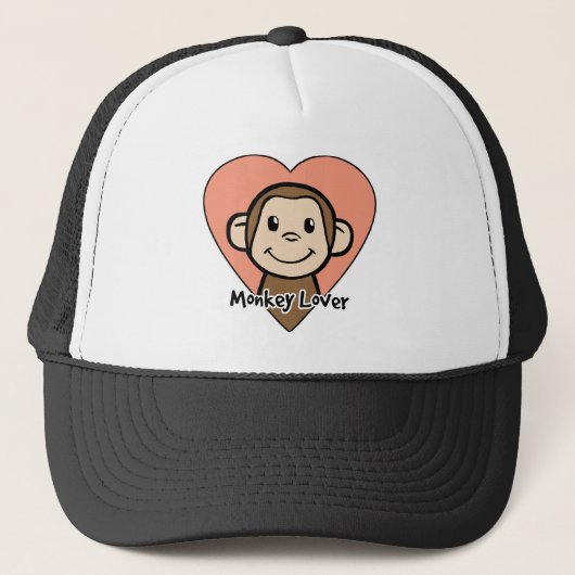 Monkey Lover Trucker Pet (Voorkant)