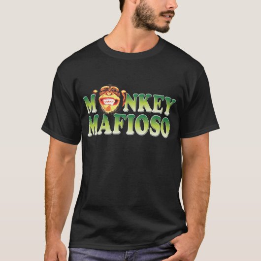 Monkey Mafioso W T-shirt (Voorkant)