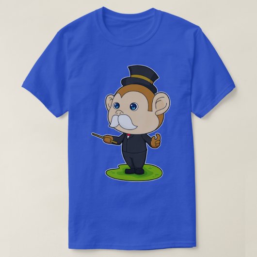 Monkey Magicien Magic Wand T-shirt (Design voorkant)