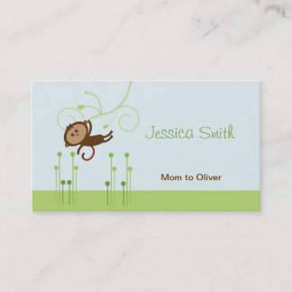Monkey mama Calling Card Contactkaartje