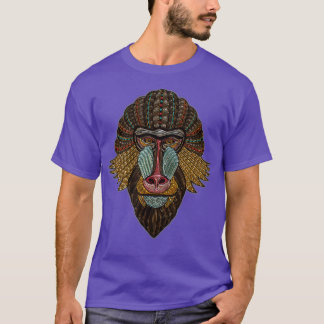 Monkey Mandrill Clothing T-shirt