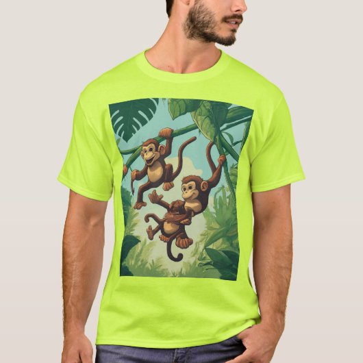 Monkey Mayhem T-shirt (Voorkant)