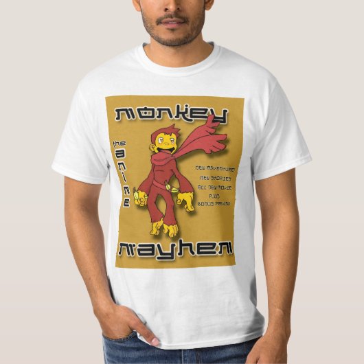 Monkey Mayhem T-shirt (Voorkant)