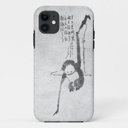Monkey, meditatie telefoon Case-Mate iPhone case (Achterkant)