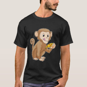 Monkey met Piece of Pizza T-shirt