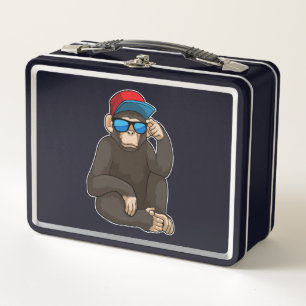 Monkey met zonnebrillen