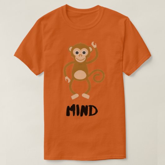 Monkey Mind T-shirt (Design voorkant)