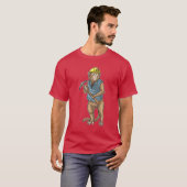 Monkey Miner Pickaxe Mining T-shirt (Voorkant volledig)