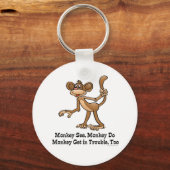 Monkey, Monkey Do, Monkey krijgt ook problemen. Sleutelhanger (Voorkant)