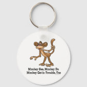 Monkey, Monkey Do, Monkey krijgt ook problemen. Sleutelhanger (Achterkant)