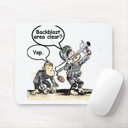 Monkey Mousepad Muismat (Met muis)