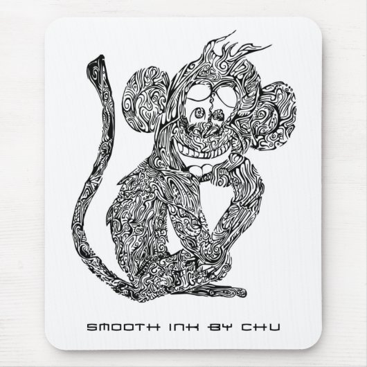 Monkey Mousepad Muismat (Voorkant)