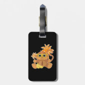 Monkey Nerd Bagagelabel (Achterkant verticaal)