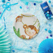 Monkey Oerwoud Party Papieren Bordje (Feest)