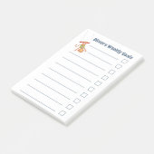 Monkey on a Trapeze Kid Weekly Goals Notes (Schuin)