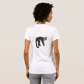 Monkey op je rug t-shirt (Achterkant volledig)