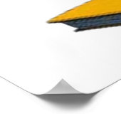 Monkey Paiter draagt zonnebril Poster (Hoek)