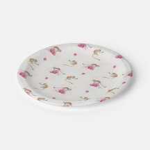 Monkey Party Birthday Paper plates Papieren Bordje