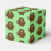 Monkey Party Favor Box Bedankdoosjes (Achterkant)