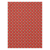 Monkey Pattern Design Red Tafelkleed (Voorkant)