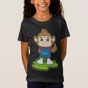 Monkey Pencil School T-shirt