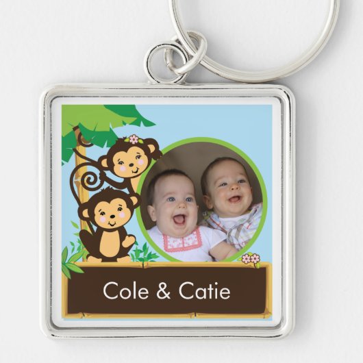 Monkey Photo Sleutelhanger (Voorkant)