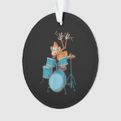 Monkey Plays Drums T-Shirt cadeaux (devant)