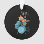 Monkey Plays Drums T-Shirt cadeaux (devant)