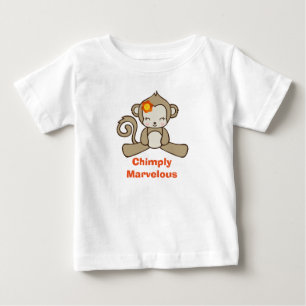 Monkey Pun Grappig Gezegde met Schattige Monkey