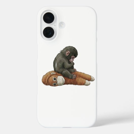 Monkey Punch, Baby Monkey Orangutan Hug Case-Mate iPhone Case (Achterkant)