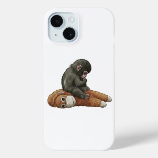 Monkey Punch, Baby Monkey Orangutan Hug  Case-Mate iPhone Case (Achterkant)