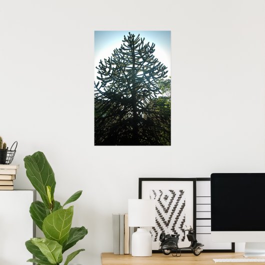 Monkey Puzzle Poster (Thuiskantoor)