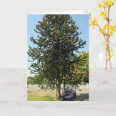 Monkey Puzzle & Puzzled Gorilla. Kaart (Gele Bloem)