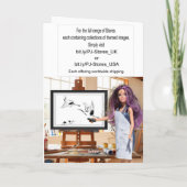 Monkey Puzzled. Kaart (Achterkant)