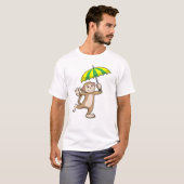 Monkey Rain Umbrella T-shirt (Voorkant volledig)