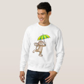 Monkey Rain Umbrella Trui (Voorkant volledig)