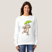 Monkey Rain Umbrella Trui (Voorkant volledig)
