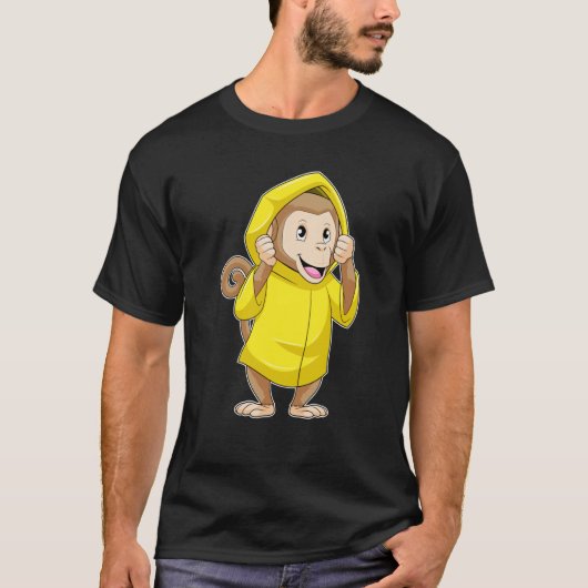 Monkey Raincoat T-shirt (Voorkant)