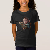 Monkey Reading Graphic Tee t-shirt (Devant)
