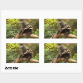 Monkey Rectangle Sticker (Vel)