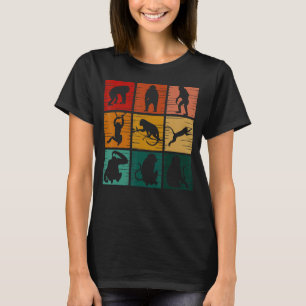 Monkey Retro  Wilde Dier voor Mannen 2 T-shirt