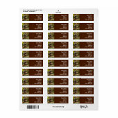 Monkey Return Address Sticker (Full Sheet)