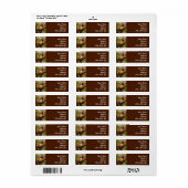 Monkey Return Address Sticker (Full Sheet)