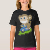 Monkey Scooter T-shirt (Voorkant)