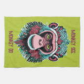 Monkey See, aap do Theedoek (Horizontaal)