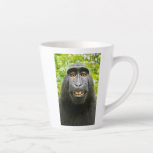 Monkey Selfie Latte Mok