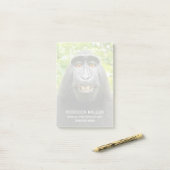 Monkey Selfie Post-it® Notes (Op bureau)