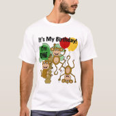 Monkey Shine 1e Verjaardag Tshirts en geschenken (Voorkant)