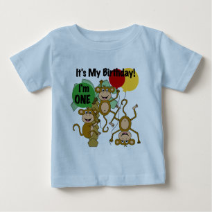 Monkey Shine 1er Anniversaire Tshirts et cadeaux